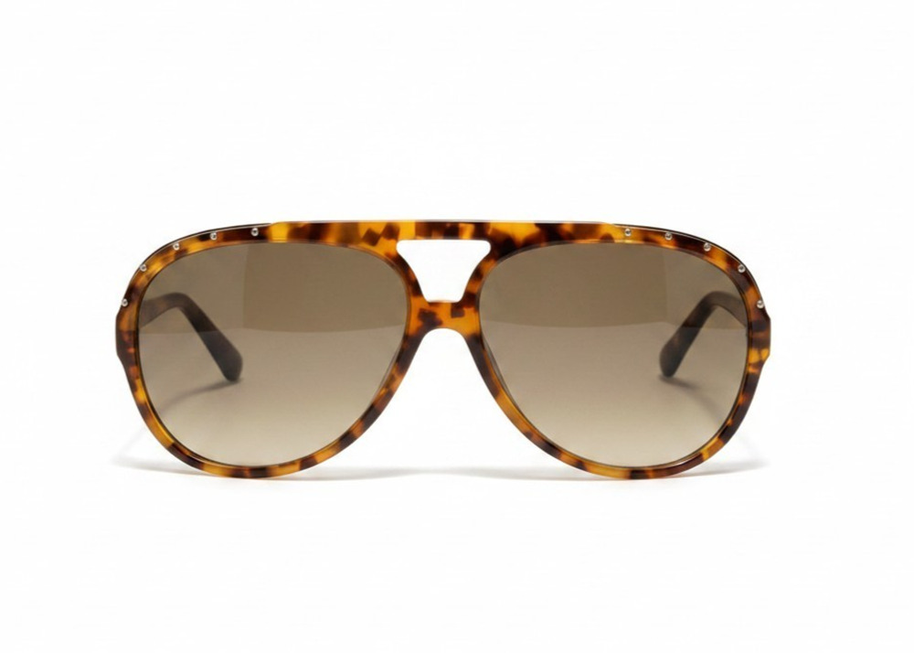 Alexander McQueen Womens Aviator Sunglasses AMQ4240/S Havana Brown 61-14-135 mm